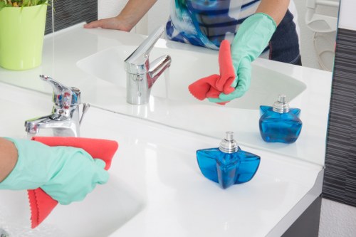 Inspection during a carpet cleaners complaints procedure