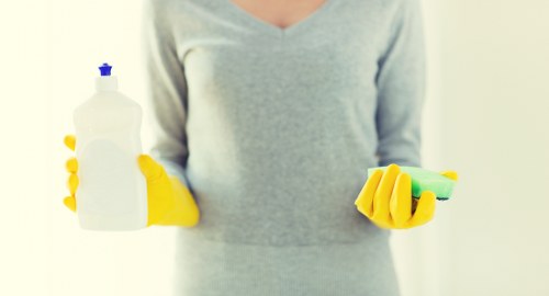 Hot water extraction process for carpet cleaning in Belvedere