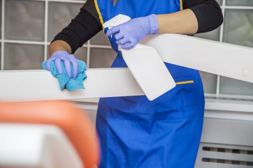 Low-carbon van used for eco-friendly carpet cleaning travel